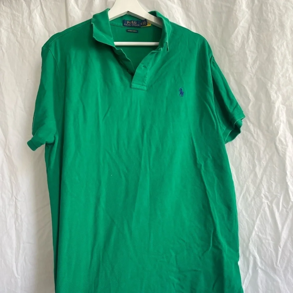 Polo by Ralph Lauren Green Men's Green Polo Shirt Size XL